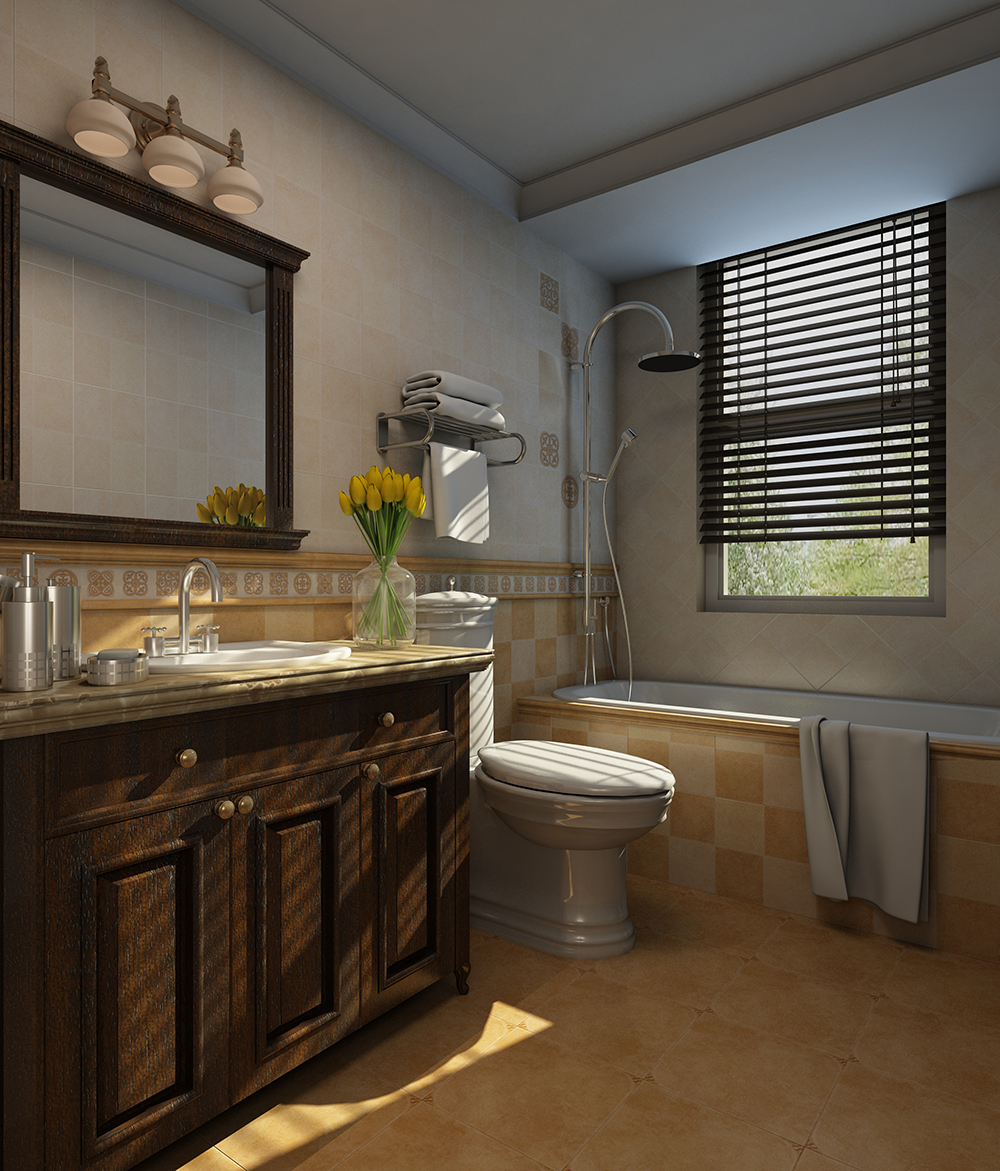 金艾陶瓷磚KPM30011+KPM30012鋪貼應用效果